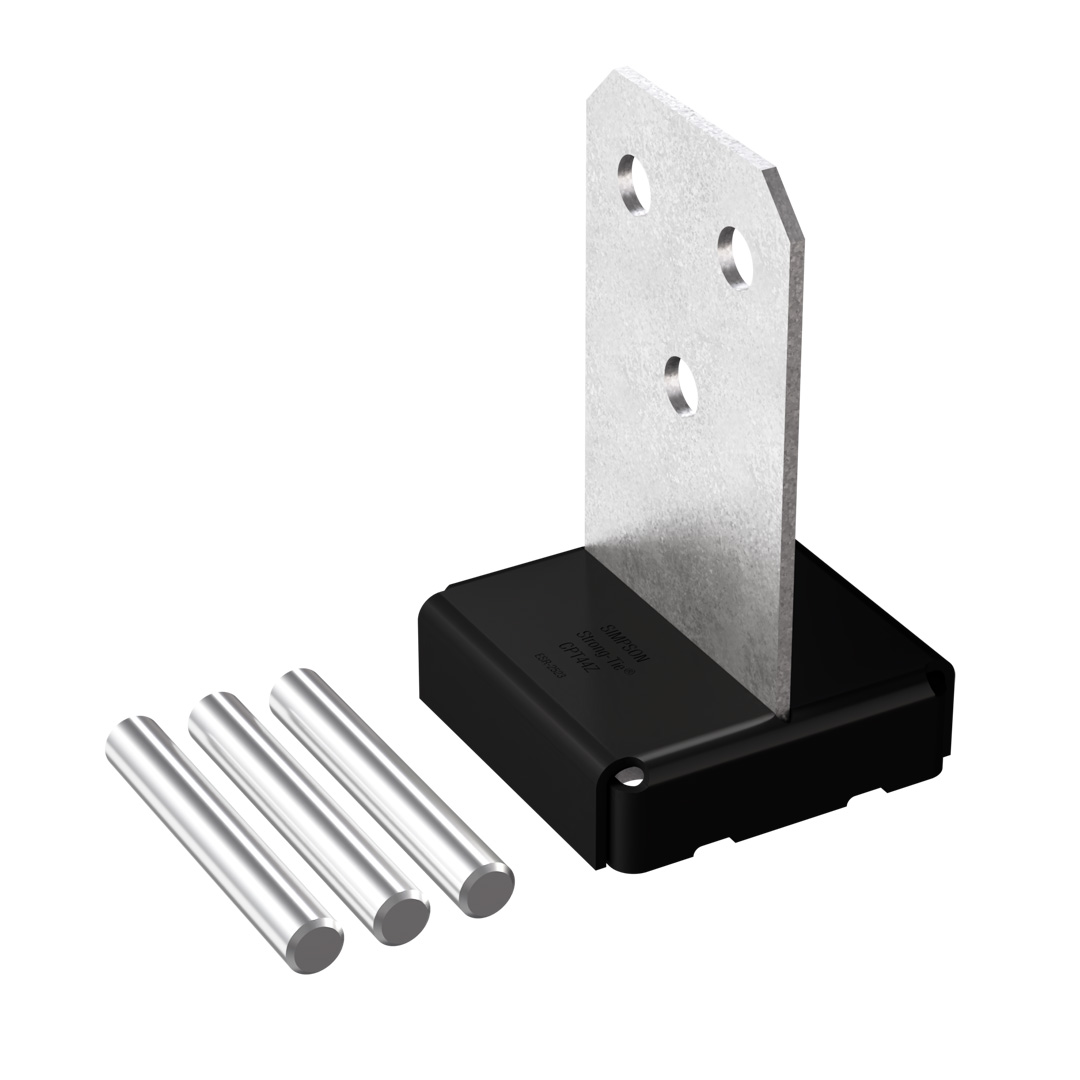 Concealed post base Simpson Strong-Tie featured iamge